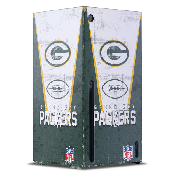 NFL Green Bay Packers Banner Game Console Wrap Case Cover for Microsoft Xbox Series X