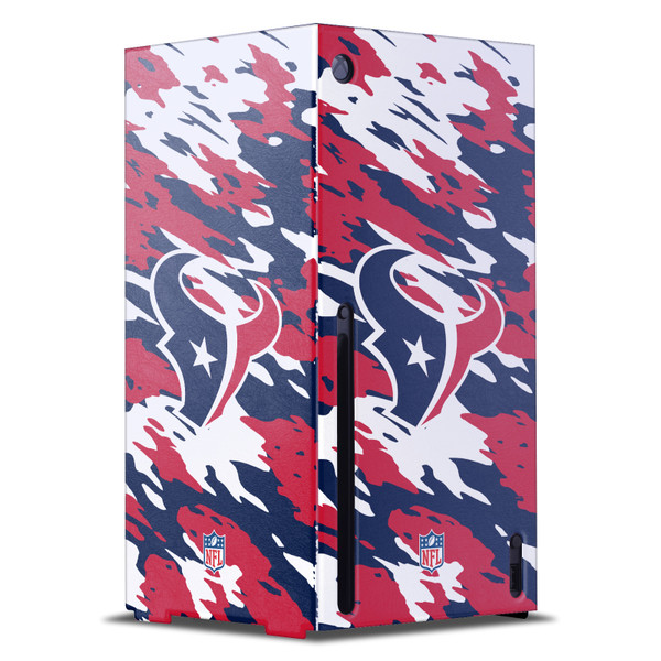 NFL Houston Texans Camou Game Console Wrap Case Cover for Microsoft Xbox Series X