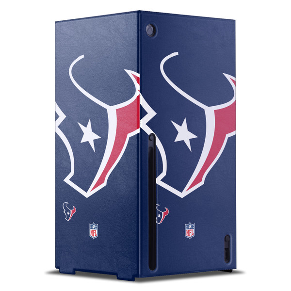 NFL Houston Texans Oversize Game Console Wrap Case Cover for Microsoft Xbox Series X