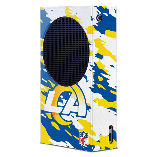NFL Los Angeles Rams Camou Game Console Wrap Case Cover for Microsoft Xbox Series S Console