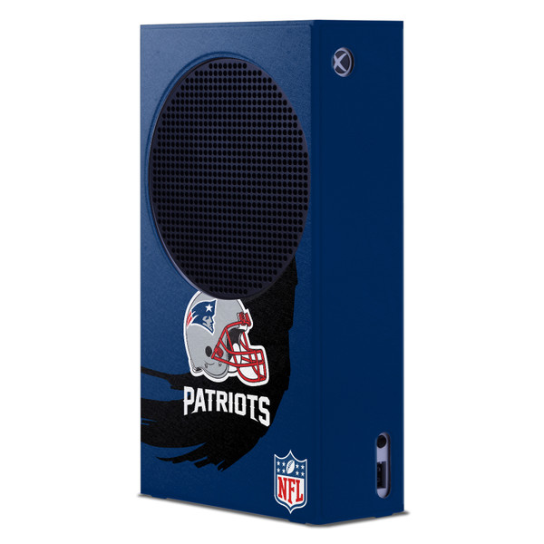 NFL New England Patriots Sweep Stroke Game Console Wrap Case Cover for Microsoft Xbox Series S Console