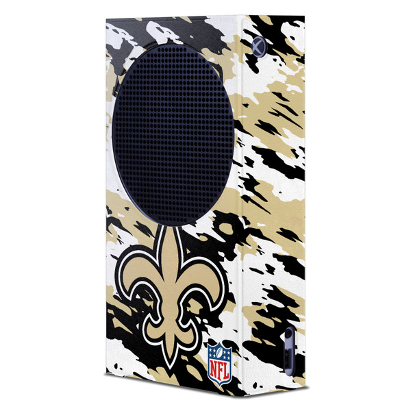 NFL New Orleans Saints Camou Game Console Wrap Case Cover for Microsoft Xbox Series S Console
