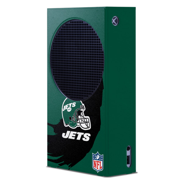 NFL New York Jets Sweep Stroke Game Console Wrap Case Cover for Microsoft Xbox Series S Console