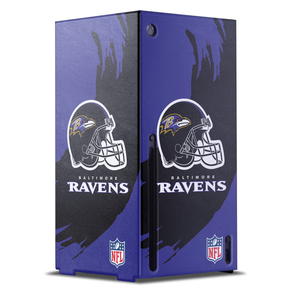 NFL Baltimore Ravens Sweep Stroke Game Console Wrap Case Cover for Microsoft Xbox Series X