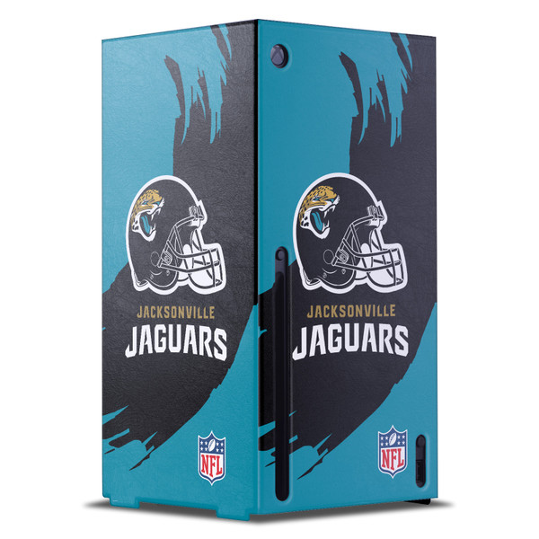 NFL Jacksonville Jaguars Sweep Stroke Game Console Wrap Case Cover for Microsoft Xbox Series X