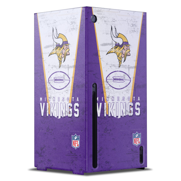 NFL Minnesota Vikings Banner Game Console Wrap Case Cover for Microsoft Xbox Series X