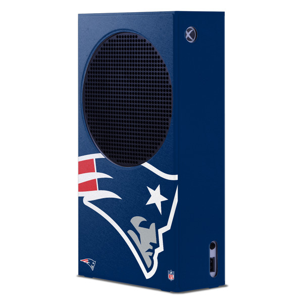 NFL New England Patriots Oversize Game Console Wrap Case Cover for Microsoft Xbox Series S Console