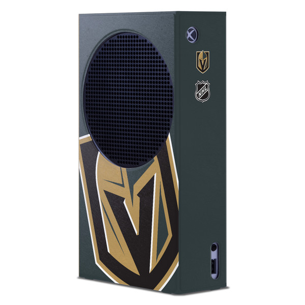 NHL Vegas Golden Knights Oversized Game Console Wrap Case Cover for Microsoft Xbox Series S Console