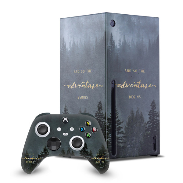 Nature Magick Art Mix Tree Game Console Wrap and Game Controller Skin Bundle for Microsoft Series X Console & Controller