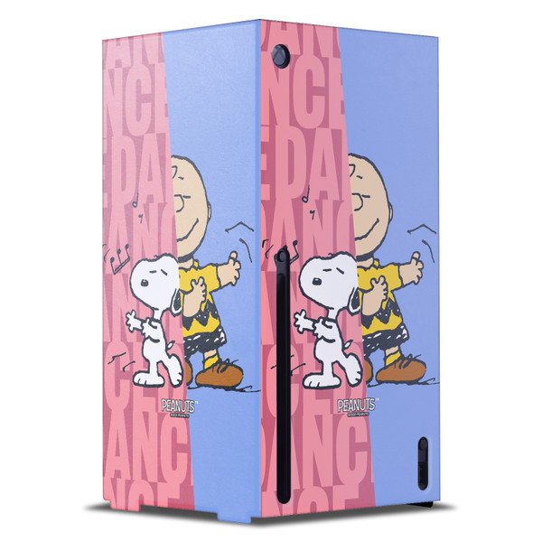 Peanuts Character Graphics Snoopy & Charlie Brown Game Console Wrap Case Cover for Microsoft Xbox Series X