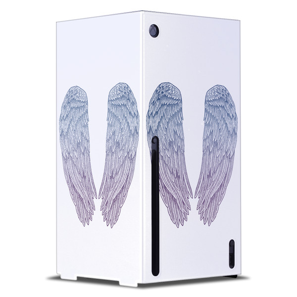 Rachel Caldwell Art Mix Angel Wings Game Console Wrap Case Cover for Microsoft Xbox Series X