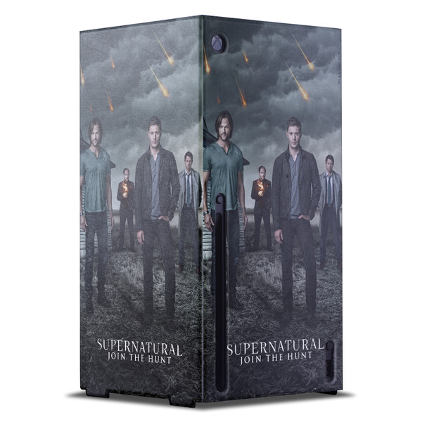 Supernatural Key Art Sam, Dean, Castiel & Crowley Game Console Wrap Case Cover for Microsoft Xbox Series X