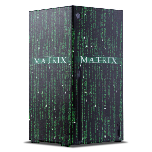 The Matrix Key Art Codes Game Console Wrap Case Cover for Microsoft Xbox Series X
