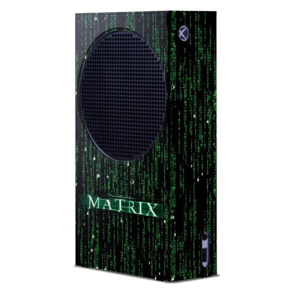 The Matrix Key Art Codes Game Console Wrap Case Cover for Microsoft Xbox Series S Console