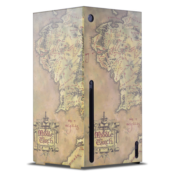 The Lord Of The Rings The Fellowship Of The Ring Graphic Art Map Of The Middle Earth Game Console Wrap Case Cover for Microsoft Xbox Series X