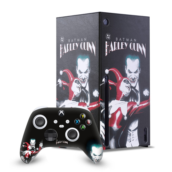 The Joker DC Comics Character Art Batman: Harley Quinn 1 Game Console Wrap and Game Controller Skin Bundle for Microsoft Series X Console & Controller