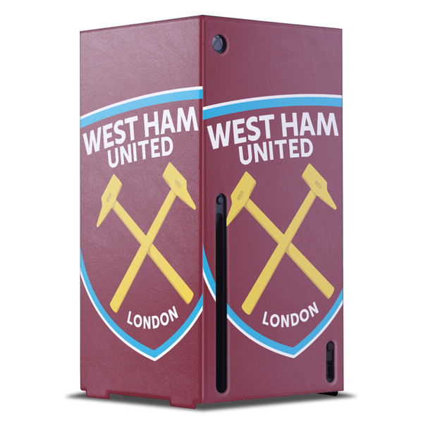 West Ham United FC Art Oversized Game Console Wrap Case Cover for Microsoft Xbox Series X