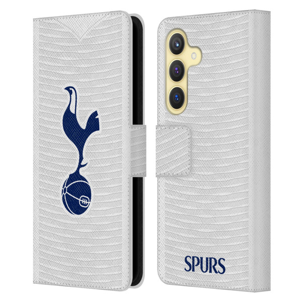 Tottenham Hotspur F.C. 2021/22 Badge Kit Home Leather Book Wallet Case Cover For Samsung Galaxy S24 5G