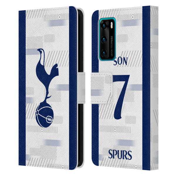 Tottenham Hotspur F.C. 2023/24 Players Son Heung-Min Leather Book Wallet Case Cover For Huawei P40 5G