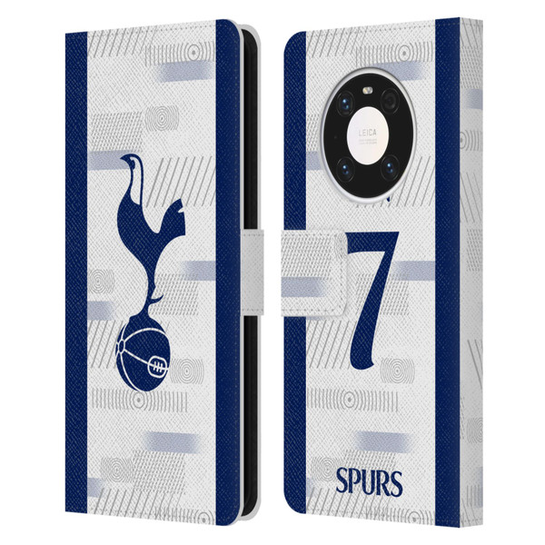 Tottenham Hotspur F.C. 2023/24 Players Son Heung-Min Leather Book Wallet Case Cover For Huawei Mate 40 Pro 5G