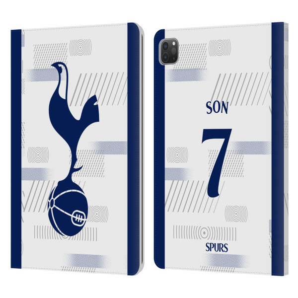 Tottenham Hotspur F.C. 2023/24 Players Son Heung-Min Leather Book Wallet Case Cover For Apple iPad Pro 11 2020 / 2021 / 2022