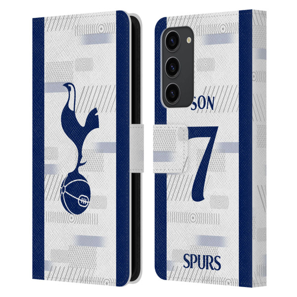 Tottenham Hotspur F.C. 2023/24 Players Son Heung-Min Leather Book Wallet Case Cover For Samsung Galaxy S23+ 5G