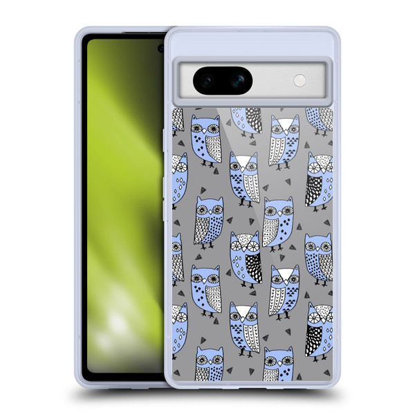 Andrea Lauren Design Birds Owls Soft Gel Case for Google Pixel 7a