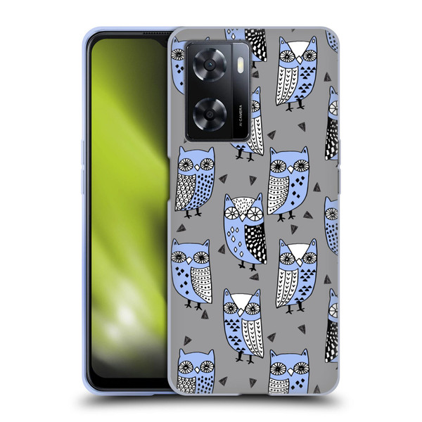 Andrea Lauren Design Birds Owls Soft Gel Case for OPPO A57s