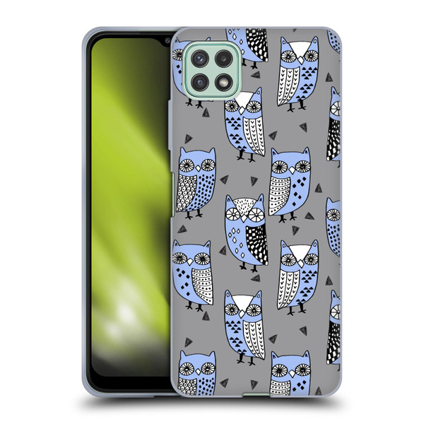 Andrea Lauren Design Birds Owls Soft Gel Case for Samsung Galaxy A22 5G / F42 5G (2021)