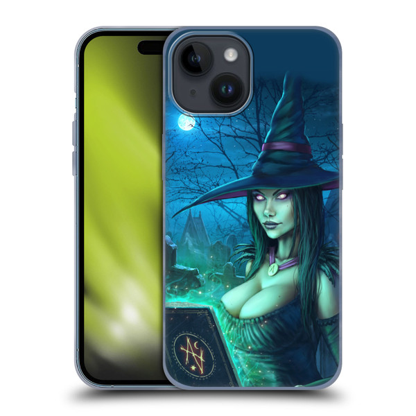 Christos Karapanos Dark Hours Witch Soft Gel Case for Apple iPhone 15