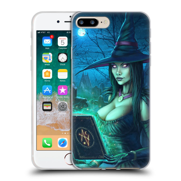 Christos Karapanos Dark Hours Witch Soft Gel Case for Apple iPhone 7 Plus / iPhone 8 Plus