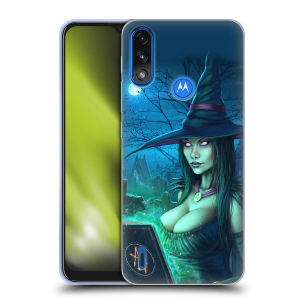 Christos Karapanos Dark Hours Witch Soft Gel Case for Motorola Moto E7 Power / Moto E7i Power