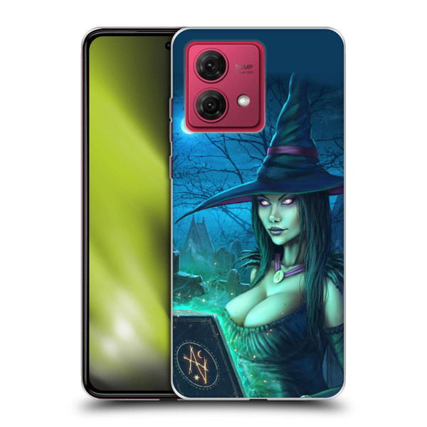 Christos Karapanos Dark Hours Witch Soft Gel Case for Motorola Moto G84 5G