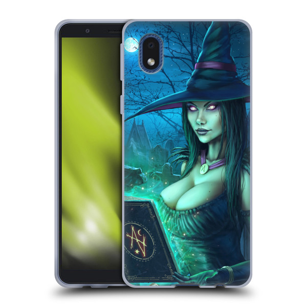 Christos Karapanos Dark Hours Witch Soft Gel Case for Samsung Galaxy A01 Core (2020)