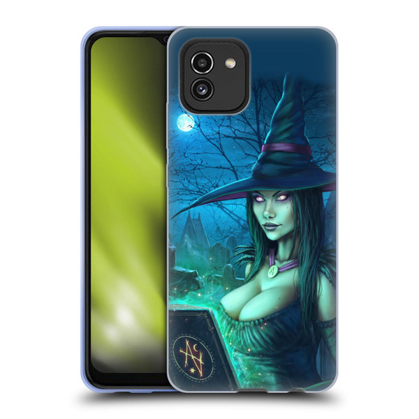 Christos Karapanos Dark Hours Witch Soft Gel Case for Samsung Galaxy A03 (2021)