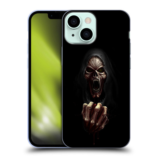 Christos Karapanos Horror Don't Break My Heart Soft Gel Case for Apple iPhone 13 Mini