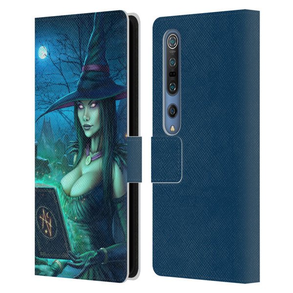 Christos Karapanos Dark Hours Witch Leather Book Wallet Case Cover For Xiaomi Mi 10 5G / Mi 10 Pro 5G