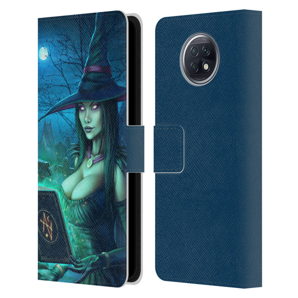 Christos Karapanos Dark Hours Witch Leather Book Wallet Case Cover For Xiaomi Redmi Note 9T 5G