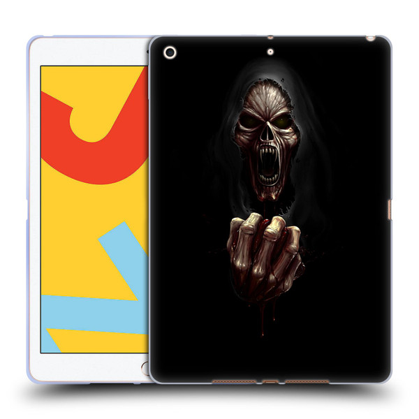 Christos Karapanos Horror Don't Break My Heart Soft Gel Case for Apple iPad 10.2 2019/2020/2021