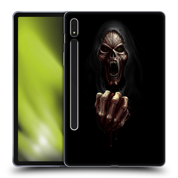 Christos Karapanos Horror Don't Break My Heart Soft Gel Case for Samsung Galaxy Tab S8