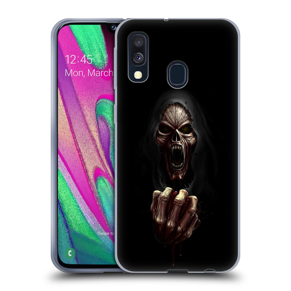Christos Karapanos Horror Don't Break My Heart Soft Gel Case for Samsung Galaxy A40 (2019)