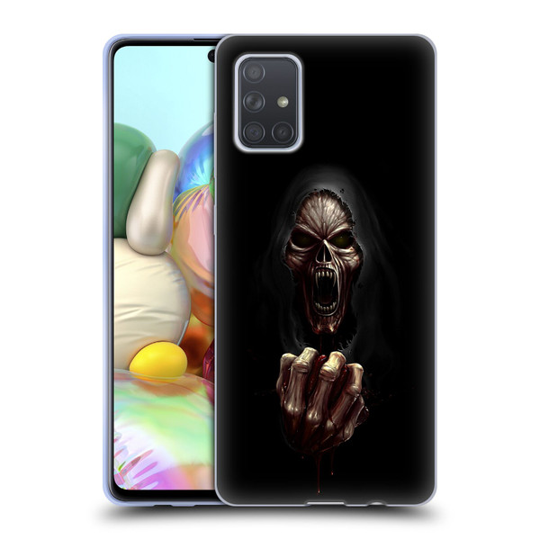 Christos Karapanos Horror Don't Break My Heart Soft Gel Case for Samsung Galaxy A71 (2019)