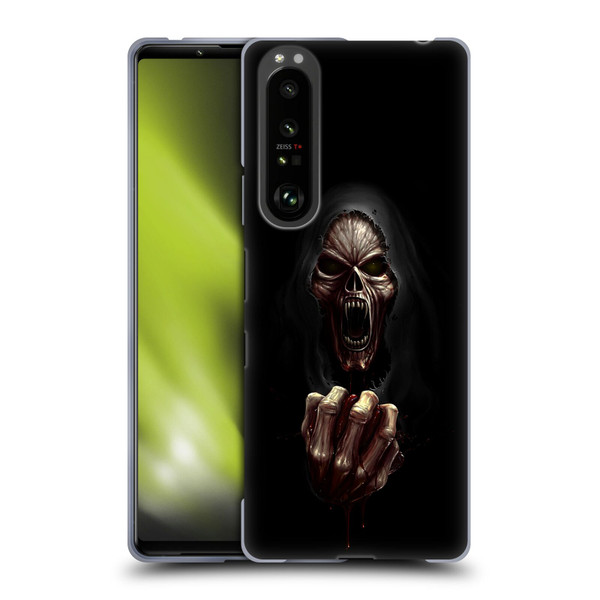 Christos Karapanos Horror Don't Break My Heart Soft Gel Case for Sony Xperia 1 III