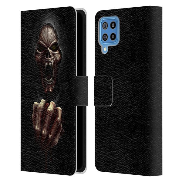 Christos Karapanos Horror Don't Break My Heart Leather Book Wallet Case Cover For Samsung Galaxy F22 (2021)