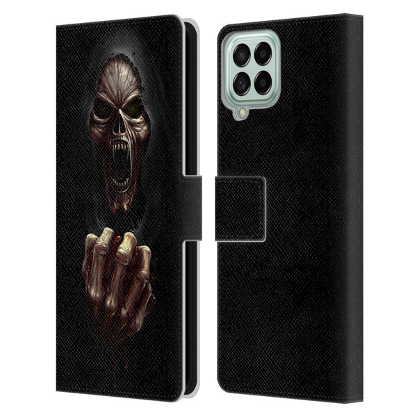 Christos Karapanos Horror Don't Break My Heart Leather Book Wallet Case Cover For Samsung Galaxy M33 (2022)