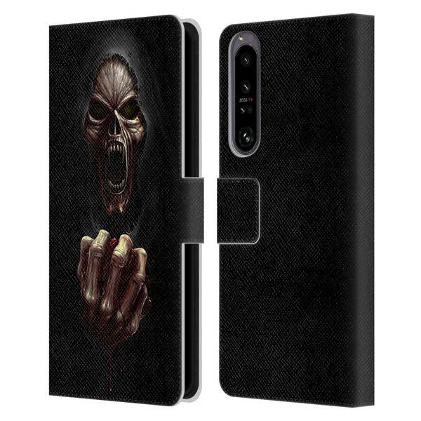 Christos Karapanos Horror Don't Break My Heart Leather Book Wallet Case Cover For Sony Xperia 1 IV