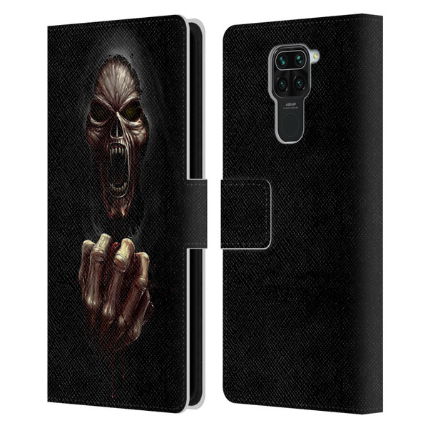 Christos Karapanos Horror Don't Break My Heart Leather Book Wallet Case Cover For Xiaomi Redmi Note 9 / Redmi 10X 4G