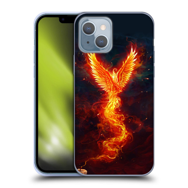 Christos Karapanos Phoenix 2 From The Last Spark Soft Gel Case for Apple iPhone 14