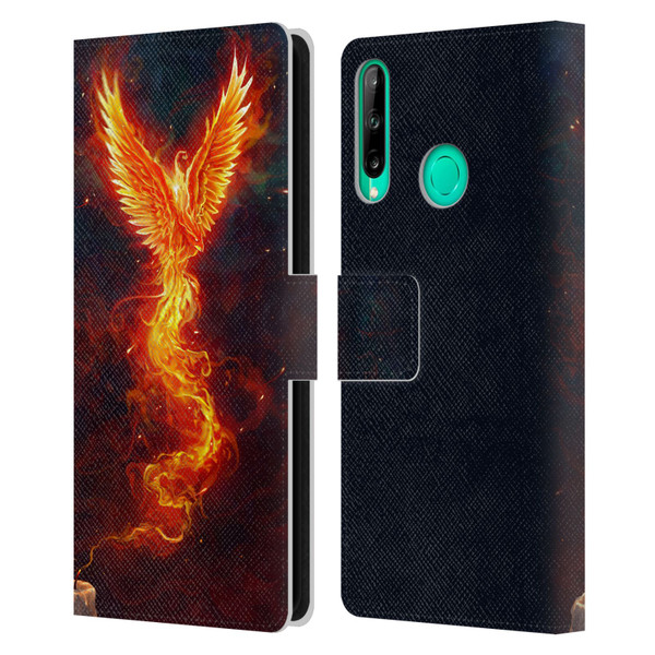 Christos Karapanos Phoenix 2 From The Last Spark Leather Book Wallet Case Cover For Huawei P40 lite E