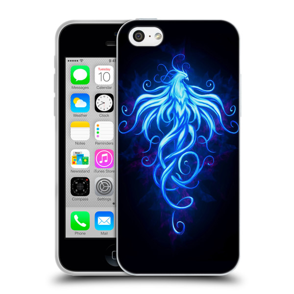 Christos Karapanos Phoenix 2 Royal Blue Soft Gel Case for Apple iPhone 5c
